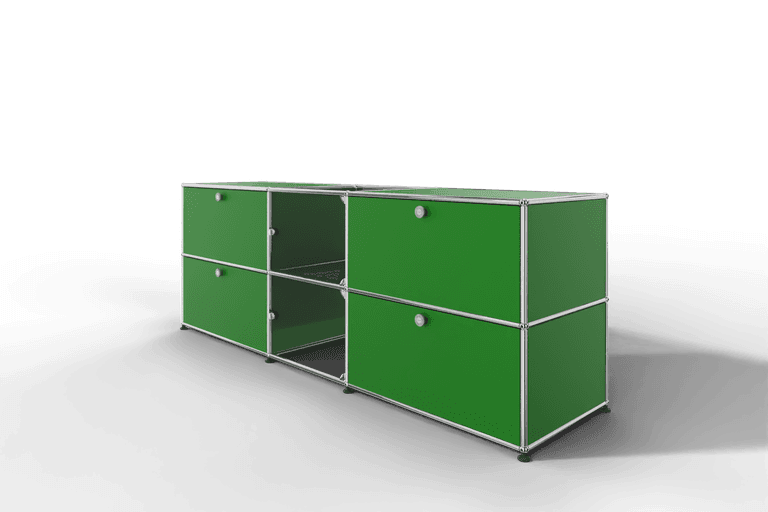 USM Haller Sideboard mit Vitrinen-Element Produktbild