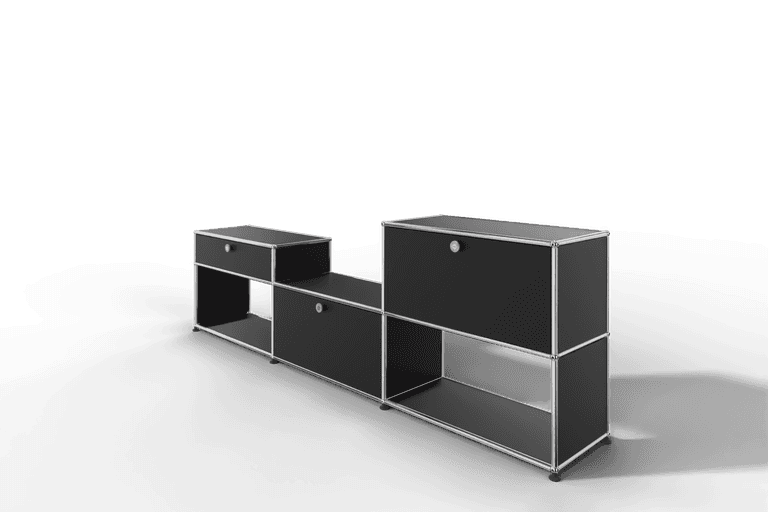 USM Haller Sideboard, 2 Klapptüren und 1 Schubkasten Produktbild