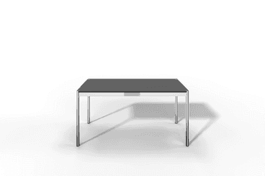 USM Haller Tisch, Tiefe 750 mm, in Fenix, aus 3 Farben wählbar, Tischlänge wählbar Produktbild