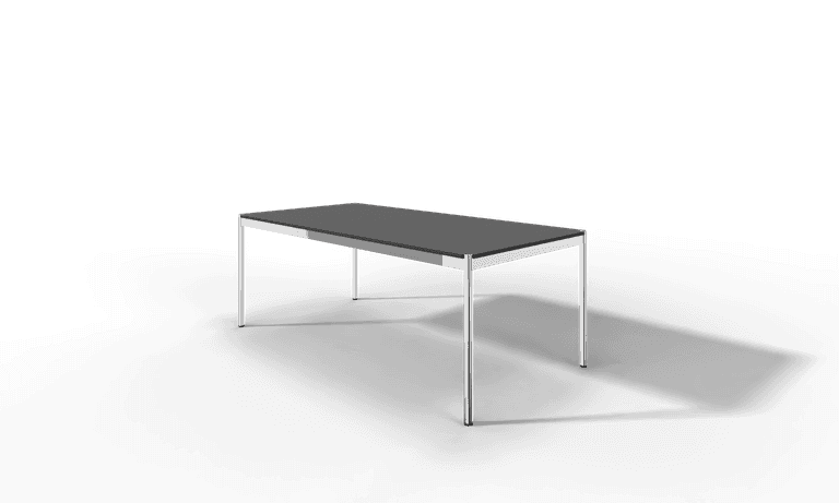 USM Haller Tisch, Tiefe 1000 mm, in Fenix, aus 3 Farben wählbar, Tischlänge wählbar Produktbild