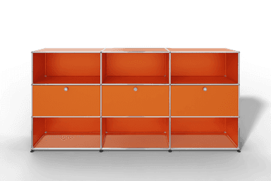 USM Haller Highboard mit 3 Klapptüren und 6 offenen Fächern Produktbild