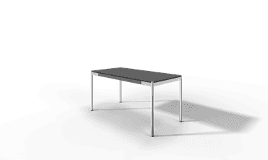 USM Haller Tisch, Tiefe 750 mm, in Fenix, aus 3 Farben wählbar, Tischlänge wählbar Produktbild