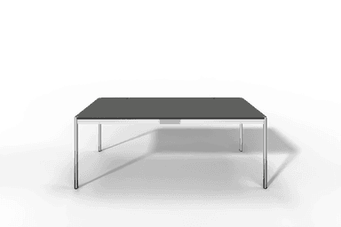 USM Haller Tisch Plus,Tiefe 1000 mm, Oberfläche Linoleum Produktbild