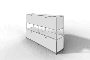 USM Haller Highboard mit 4 Klapptüren und offener Ebene Produktbild