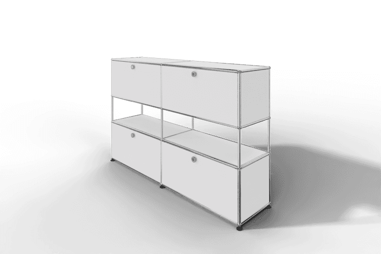 USM Haller Highboard mit 4 Klapptüren und offener Ebene Produktbild