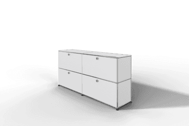 Farbe wählbar - USM Haller Sideboard, mit 4 Klapptüren Produktbild