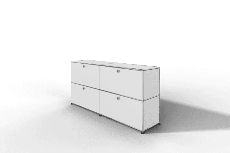 Farbe wählbar - USM Haller Sideboard, mit 4 Klapptüren Produktbild