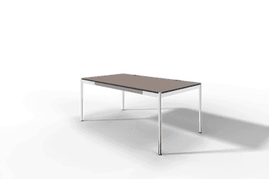 USM Haller Tisch Plus,Tiefe 1000 mm, Oberfläche Linoleum Produktbild