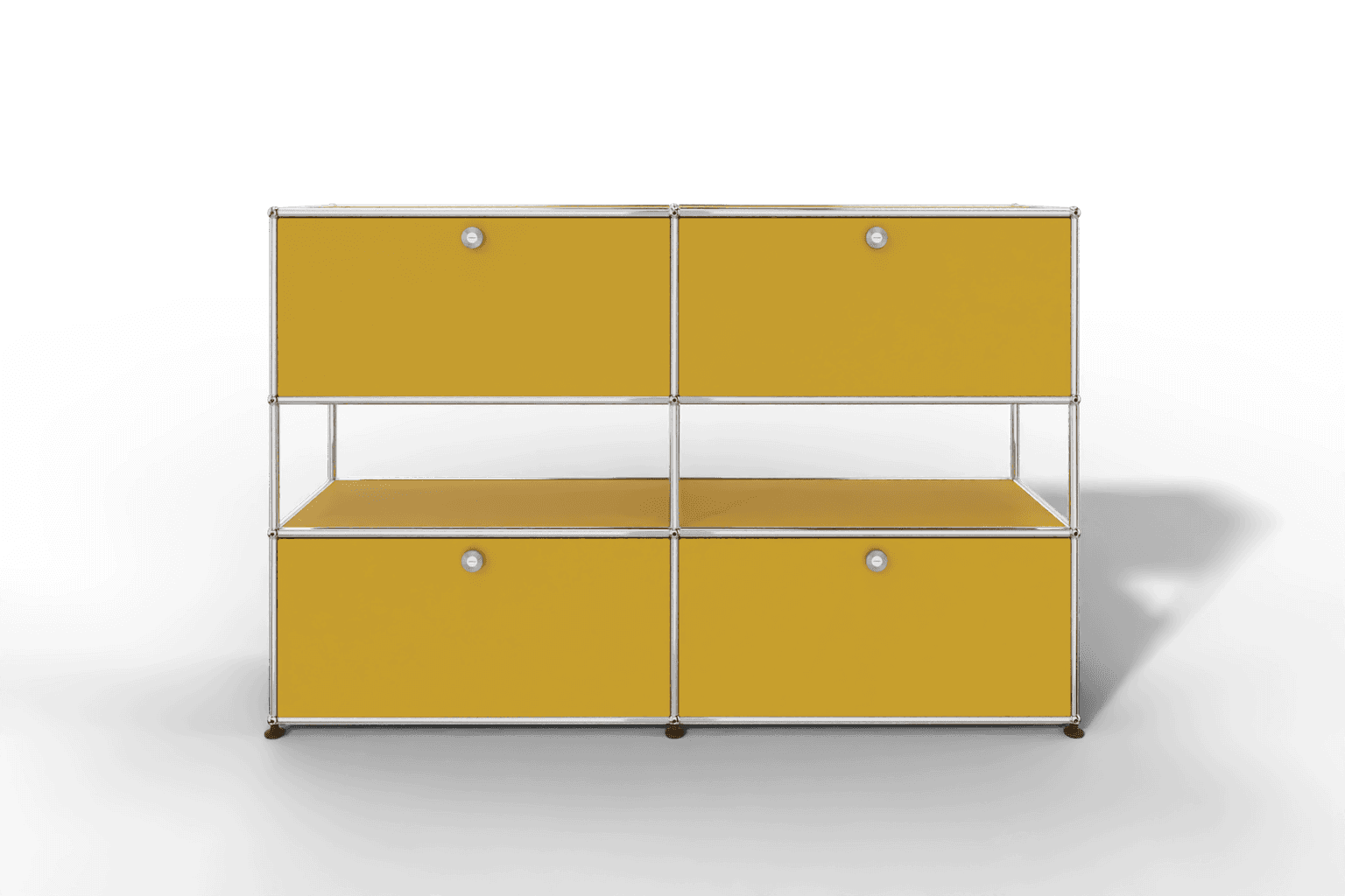 USM Haller Highboard mit 4 Klapptüren und offener Ebene Produktbild