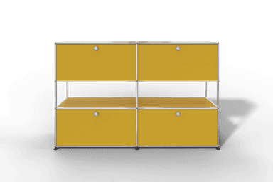 USM Haller Highboard mit 4 Klapptüren und offener Ebene Produktbild