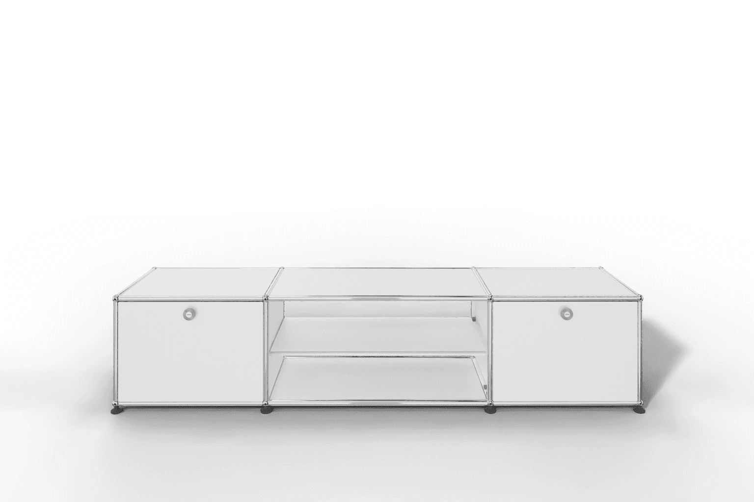 USM Haller TV-Lowboard mit Mittelteil und Zwischentablar Produktbild