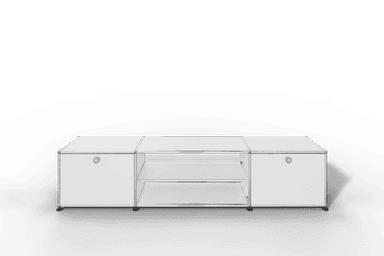 USM Haller TV-Lowboard mit Mittelteil und Zwischentablar Produktbild
