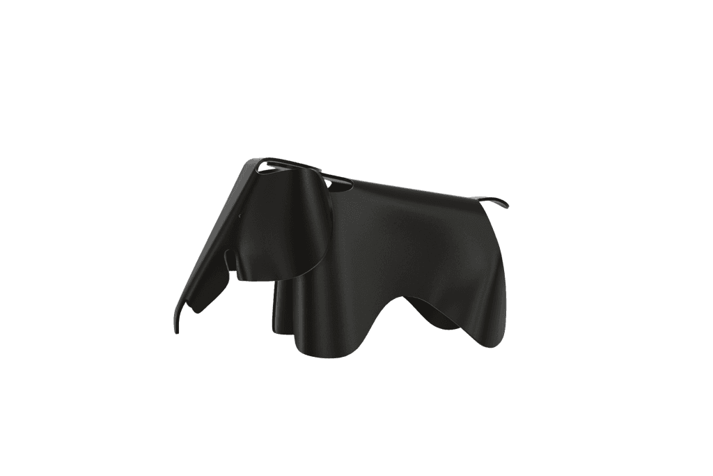 Eames Elephant PE, tiefschwarz