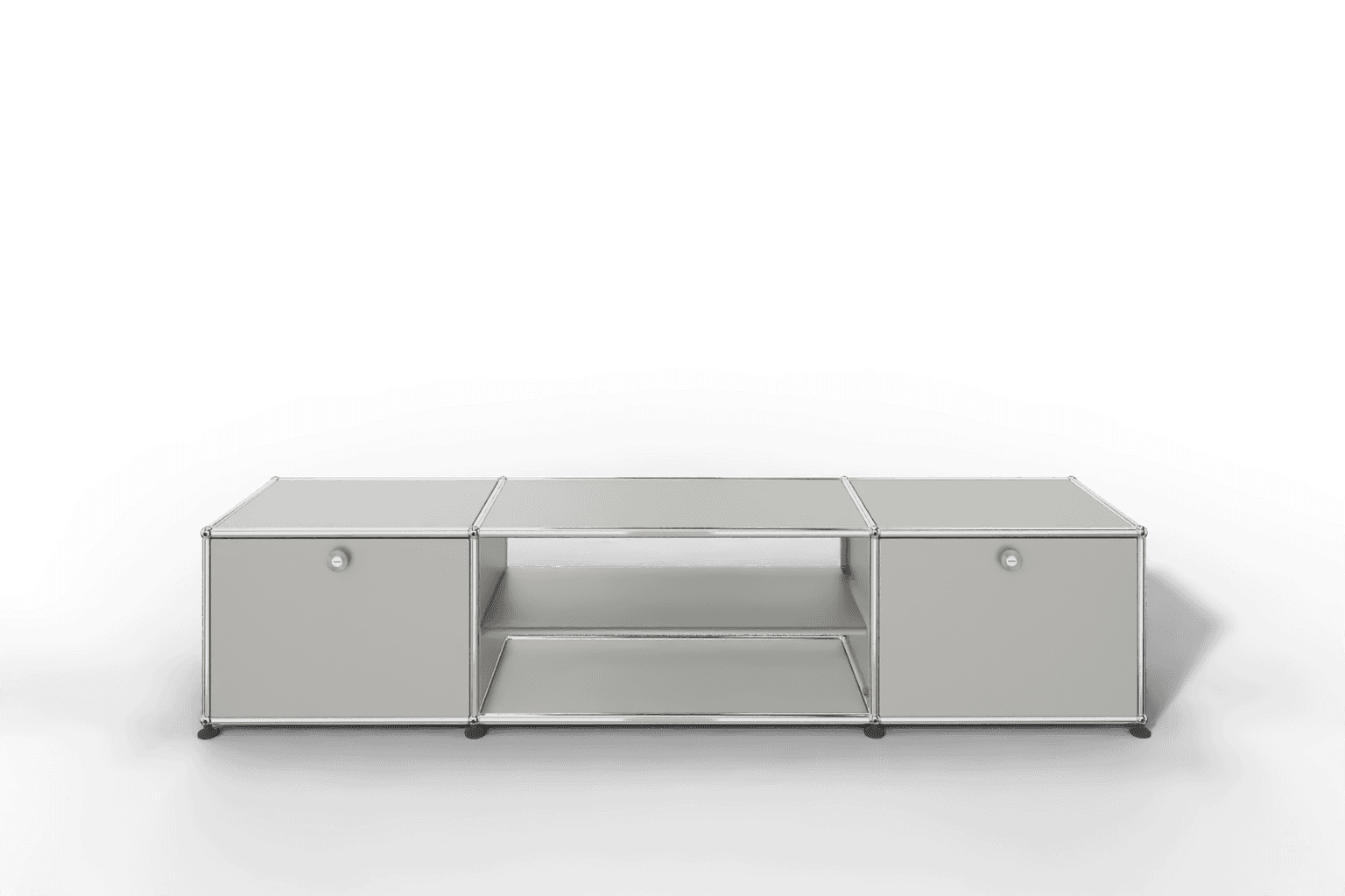 USM Haller TV-Lowboard mit Mittelteil und Zwischentablar Produktbild