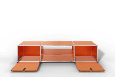 USM Haller TV-Lowboard mit Mittelteil und Zwischentablar Produktbild