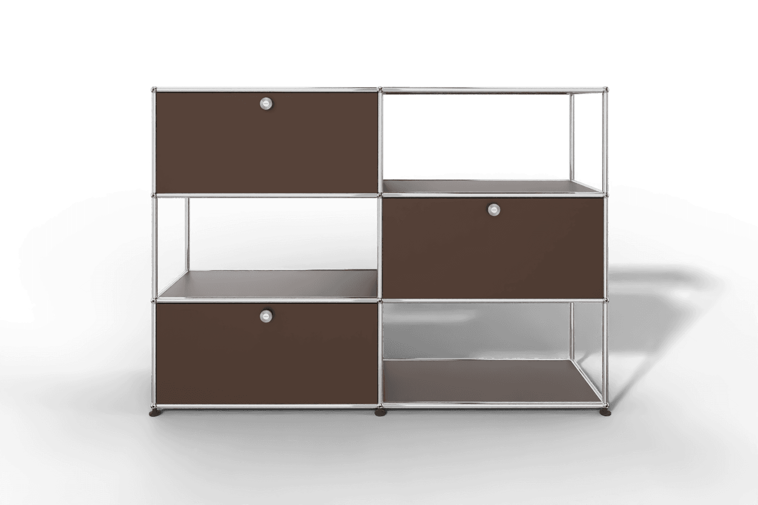 USM Haller Highboard/Raumteiler, 3 offene Elemente, 3 Klapptüren Produktbild