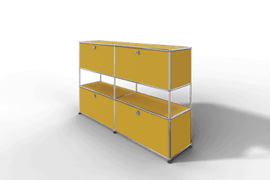 USM Haller Highboard mit 4 Klapptüren und offener Ebene Produktbild