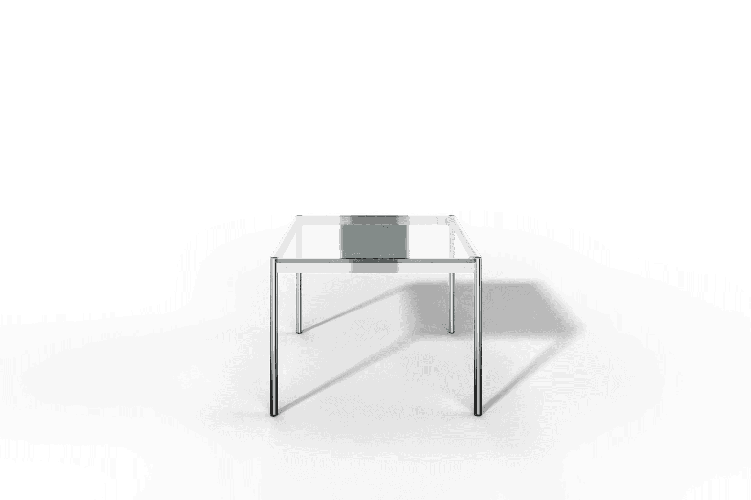 USM Haller Glastisch, Tiefe 1000 mm, Länge wählbar Produktbild