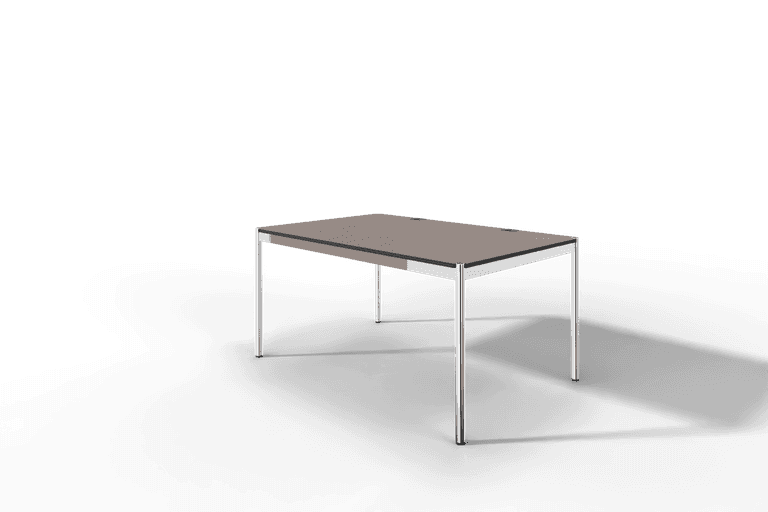 USM Haller Tisch Plus,Tiefe 1000 mm, Oberfläche Linoleum Produktbild