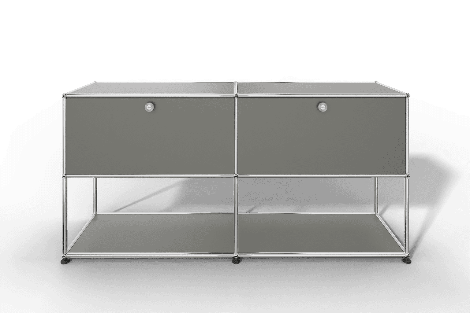USM Haller Sideboard, 2 Klapptüren, untere Ebene offen Produktbild