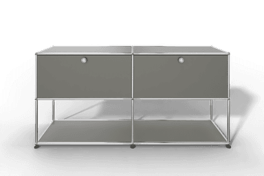 USM Haller Sideboard, 2 Klapptüren, untere Ebene offen Produktbild