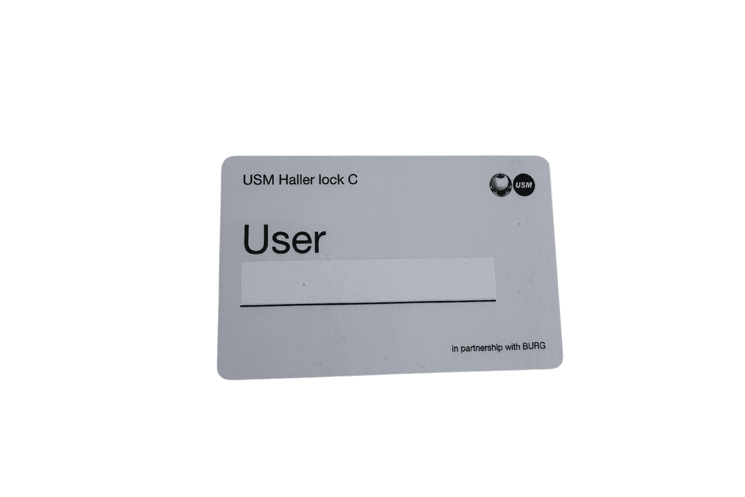USM Haller Schlüsselkarte für Schloss C Produktbild