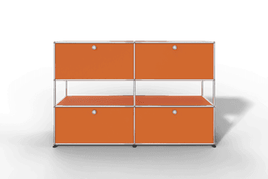 USM Haller Highboard mit 4 Klapptüren und offener Ebene Produktbild