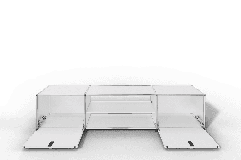 USM Haller TV-Lowboard mit Mittelteil und Zwischentablar Produktbild