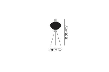 Vitra Akari 10A Stehleuchte Produktbild