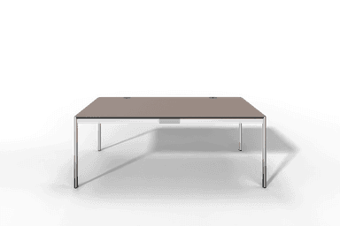 USM Haller Tisch Plus,Tiefe 1000 mm, Oberfläche Linoleum Produktbild