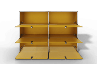 USM Haller Highboard, mit 6 Klapptüren, von Paul Schärer & Fritz Haller Produktbild