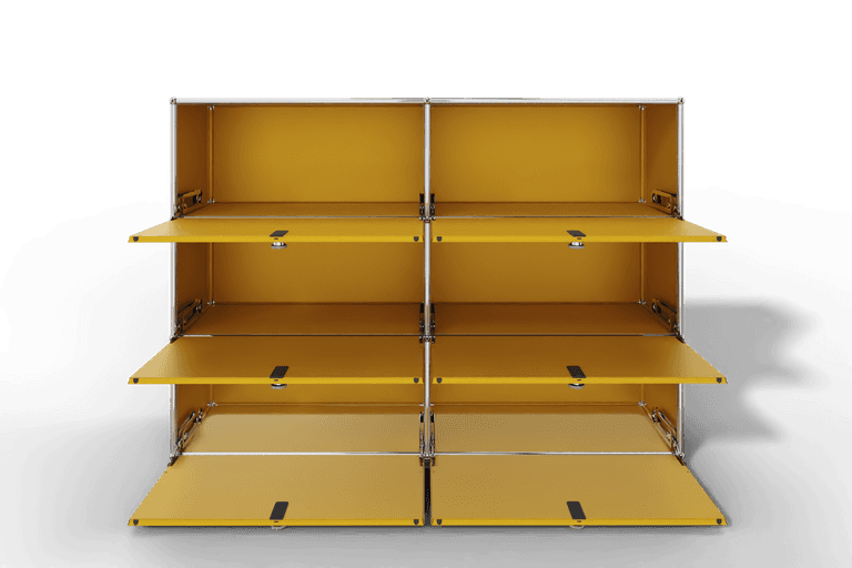 USM Haller Highboard, mit 6 Klapptüren, von Paul Schärer & Fritz Haller Produktbild