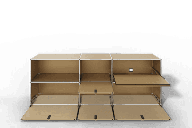 USM Haller Sideboard, 4 Klapptüren, 1 Ausziehtablar Produktbild