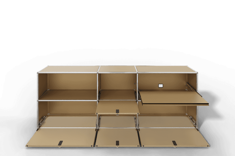 USM Haller Sideboard, 4 Klapptüren, 1 Ausziehtablar Produktbild