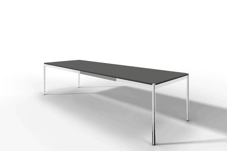 USM Haller Tisch Plus,Tiefe 1000 mm, Oberfläche Linoleum Produktbild