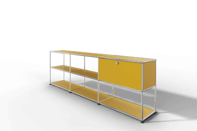 USM Haller Sideboard offen mit einer Klapptüre Produktbild