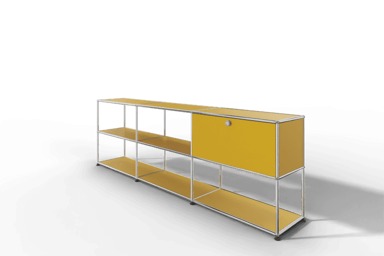 USM Haller Sideboard offen mit einer Klapptüre Produktbild