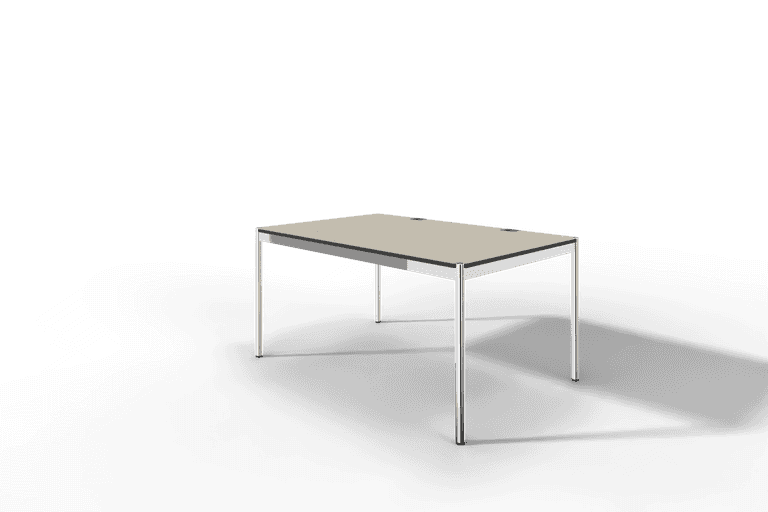 USM Haller Tisch Plus,Tiefe 1000 mm, Oberfläche Linoleum Produktbild