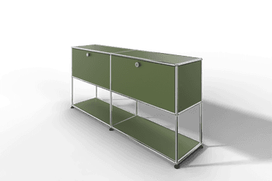 USM Haller Sideboard, 2 Klapptüren, untere Ebene offen Produktbild