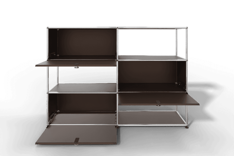 USM Haller Highboard/Raumteiler, 3 offene Elemente, 3 Klapptüren Produktbild