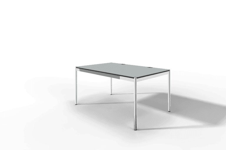 USM Haller Tisch Plus,Tiefe 1000 mm, Oberfläche Linoleum Produktbild
