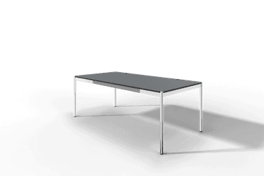 USM Haller Tisch Plus,Tiefe 1000 mm, Oberfläche Linoleum Produktbild