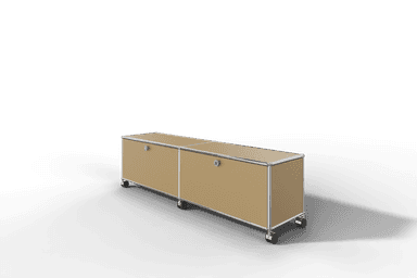 USM Haller Lowboard auf Rollen und mit 2 Klapptüren Produktbild