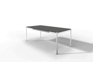 USM Haller Tisch Plus,Tiefe 1000 mm, Oberfläche Linoleum Produktbild