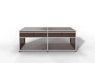 USM Haller Sideboard, mit 4 Schubladen A6 und 2 offenen Fächern. Tiefe 50 cm. Produktbild