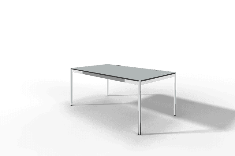 USM Haller Tisch Plus,Tiefe 1000 mm, Oberfläche Linoleum Produktbild