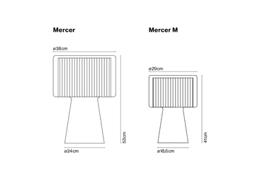 Marset Mercer Tischleuchte Produktbild