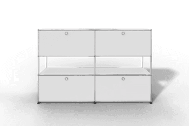 USM Haller Highboard mit 4 Klapptüren und offener Ebene Produktbild