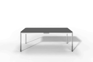 USM Haller Tisch, Tiefe 750 mm, in Fenix, aus 3 Farben wählbar, Tischlänge wählbar Produktbild