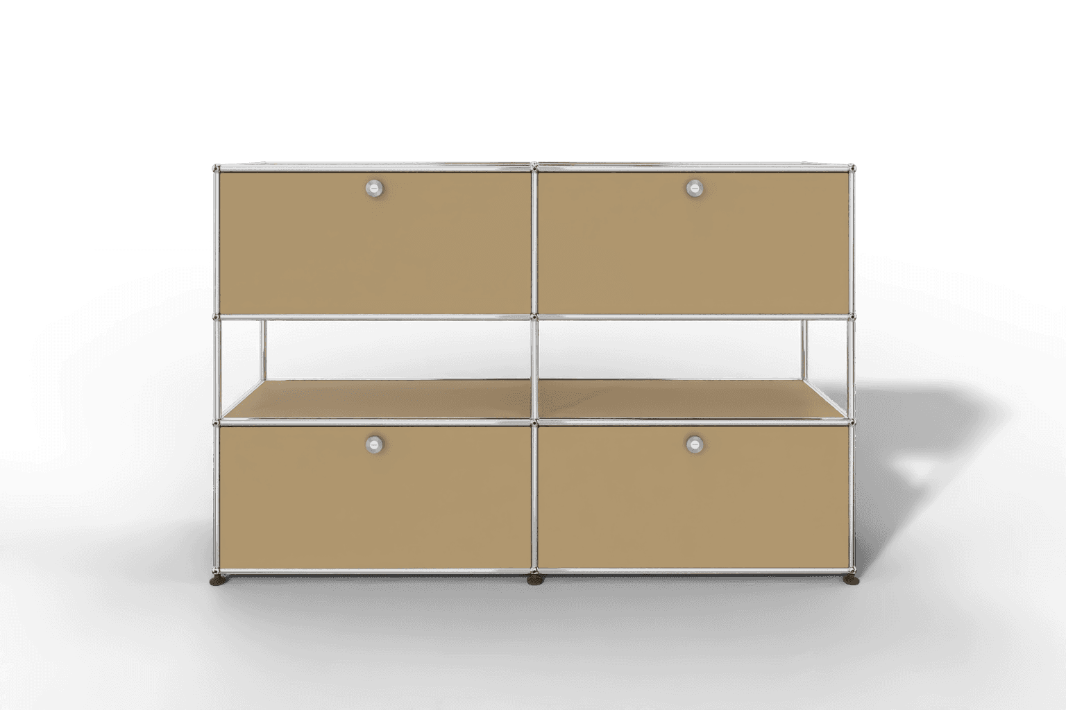 USM Haller Highboard mit 4 Klapptüren und offener Ebene Produktbild